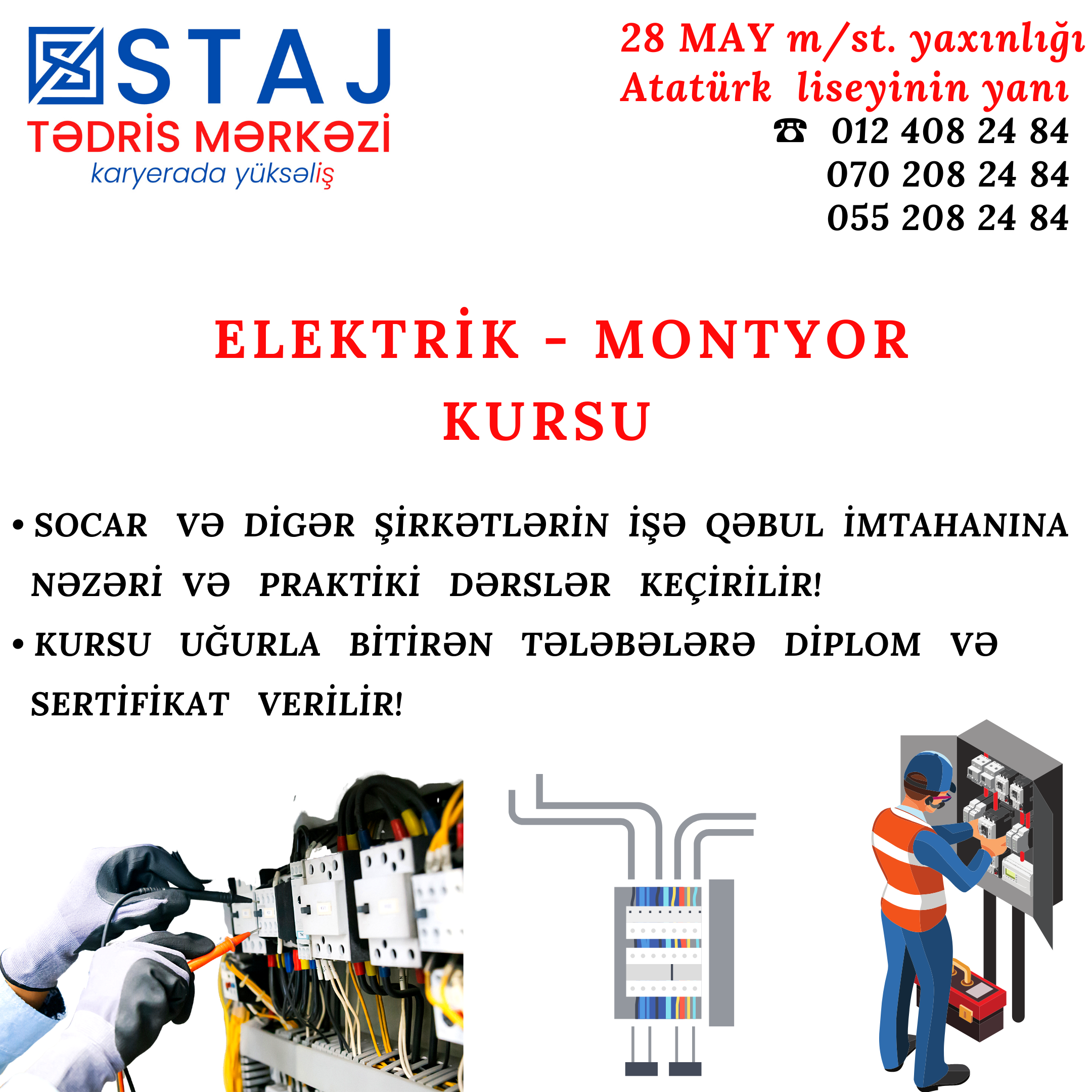 Elektrik-montyor kursu