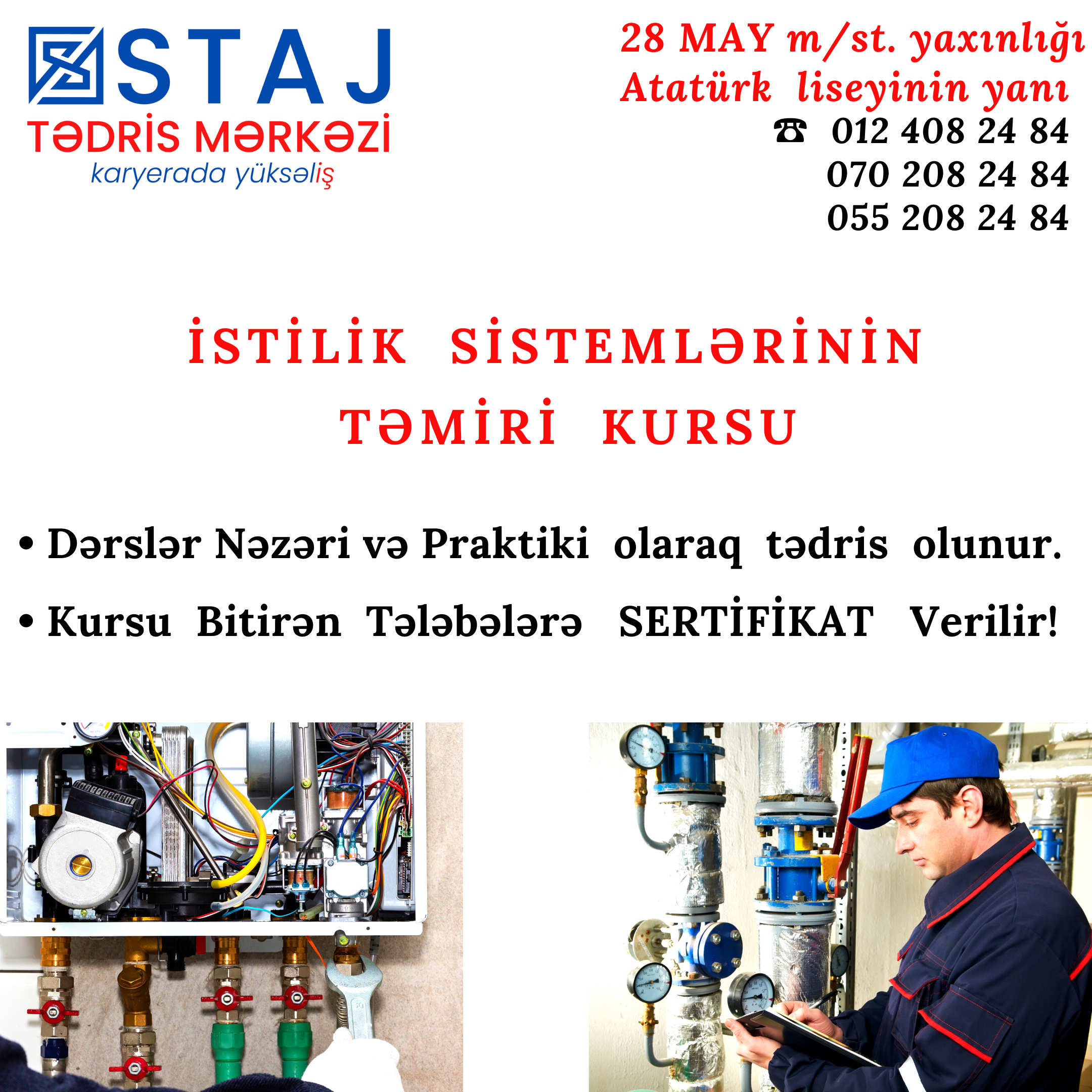 İstilik Sistemlərinin Təmiri Kursu